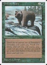 [MTG] Grizzly Bears (250) (4ED) HP-DMG