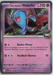 Team Rocket's Wobbuffet 082/182 Destined Rivals Holo Rare