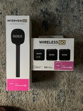 RØDE Wireless Go 3 Microphone With Interview Go PINK
