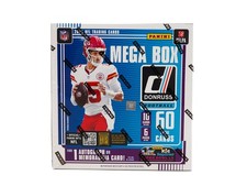 2025 PANINI DONRUSS FOOTBALL MEGA BOX (RED WAVE PARALLELS!)