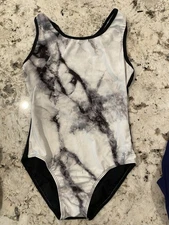 Gymnastics Leo Destira Adult Small Marble-ous Racer Back