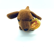 TY Beanie Baby Weenie the Dachshund Dog 1995 PVC TAG ERRORS VERY RARe 4 Gen