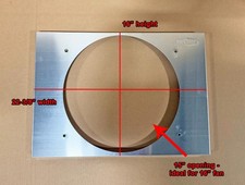 Aluminum Radiator Electric Fan Shroud Metal 23 X 16 Universal Gm Tri Five Car Aluminum Radiator Electric Fan Shroud Metal 23 X 16 Universal Gm Tri Five Car