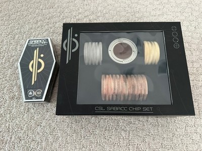 Galactic Starcruiser Halcyon Chandrila Starline Sabacc Chip Set and Cards #2 NEW