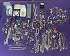 Vintage Costume Jewelry Lot Over 5 LBS Brands, Some 925 Earrings All Match
