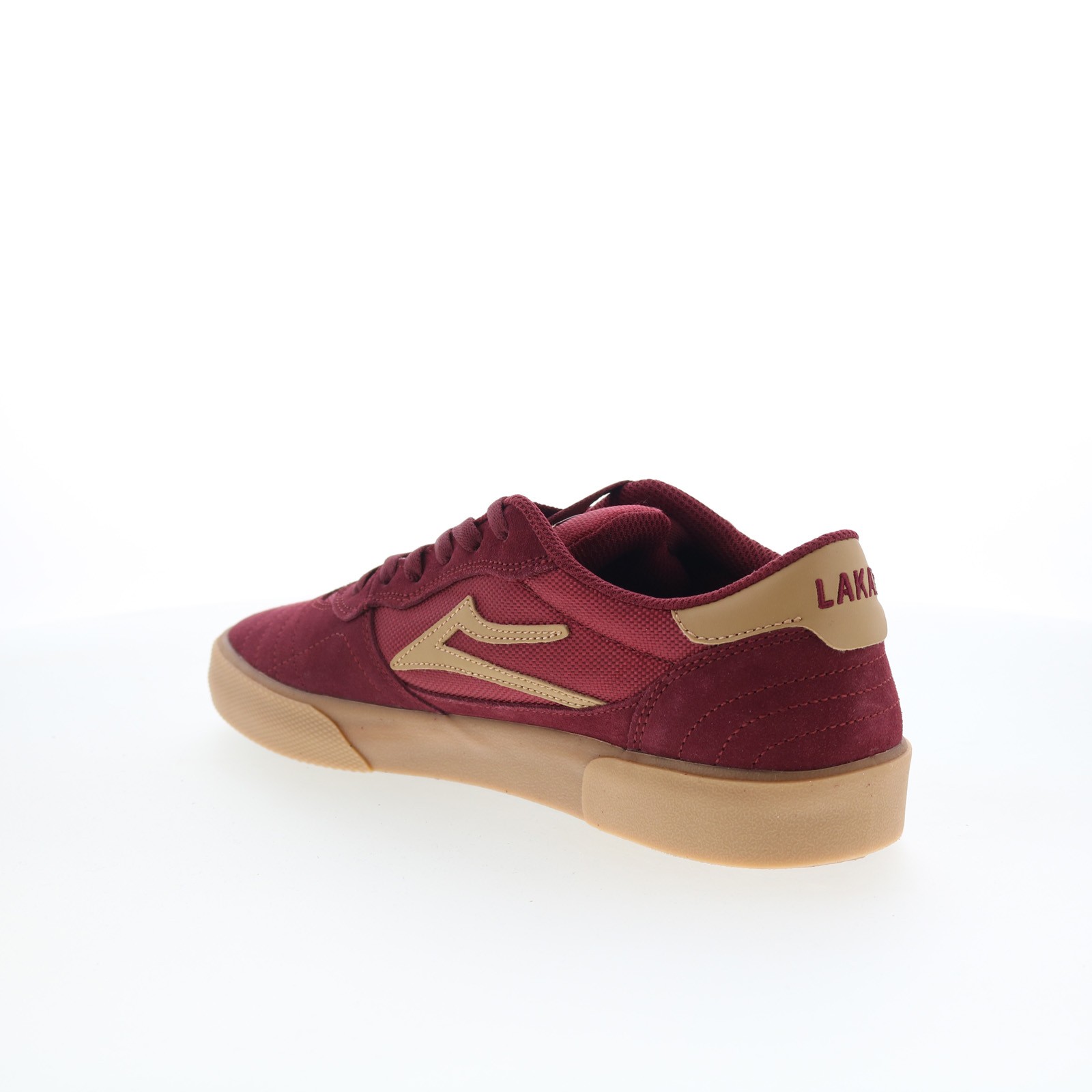 Lakai Cambridge Mens Red Suede Lace Up Skate Inspired Trainers Shoes image 6