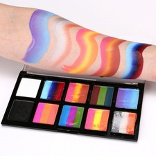 Kids Adults Face Painting Kit 1Pc Face Paint Palette With A Brush Water Based