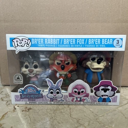 Funko Pop! Br'er Rabbit/Br'er Fox/Br'er Bear 3-Pack Disney Parks Exclusive