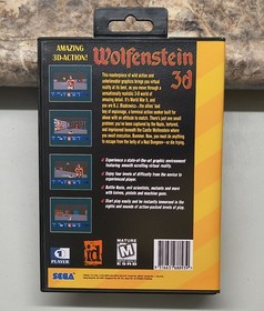WOLFENSTEIN 3D for the Sega 32x with case & cover art.