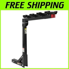 4-Bike Hitch Mount Rack, Black