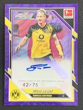 Julian Brandt 2025-26 Topps Chrome Bundesliga Purple Wave Auto /75 #BA-JBR