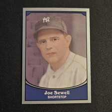 1990 Pacific Baseball Trading Cards Joe Sewell Baseball Legends Card #67