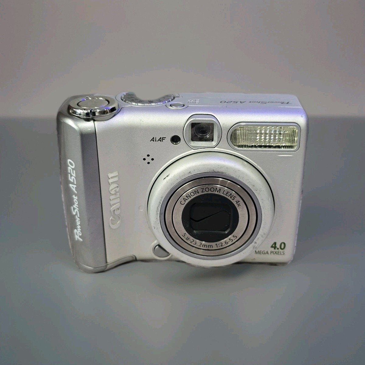 Canon Vintage PowerShot A520 4MP Digital Camera For Parts Or