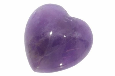 Herz aus Amethyst 25x25mm Handschmeichler Taschenstein