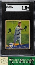 1934 Goudey - Dizzy Dean - #6 St. Louis Cardinals SGC 1.5