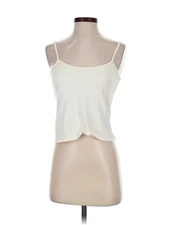 Mixit Women Ivory Tank Top S Petites