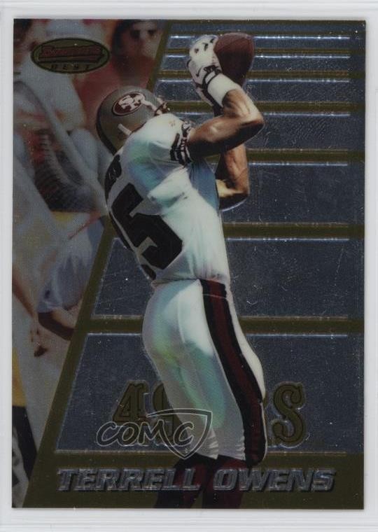 1996 Bowman's Best Terrell Owens #147 HOF 9l6