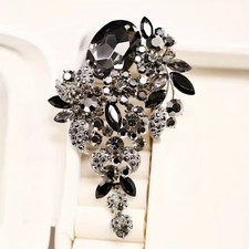 Luxury Rhinestone Brooch Fashion Crystal Pendant Corsage Accessories Pin Jewelry