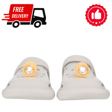 Rechargeable 2PCS Headlights for Croc, Lights Flashlights Attachment for Crocs,