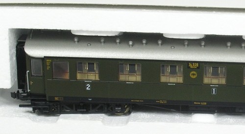 H0 Schnellzugwagen ABC4ü 1./2./3. Kl. 14938 München DRG Roco 45585 KKK neuw. OVP | Condition: Gebraucht