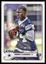 2012 Topps Magic #3 Morris Claiborne Rookie RC Dallas Cowboys football card. rookie card picture