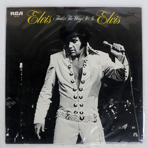 ELVIS PRESLEY THAT'S THE WAY IT IS RCA SX61 Japan PROMO VINYL LP