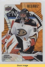 2021-22 Upper Deck Allure Orange Slice John Gibson #20 READ 0pg4
