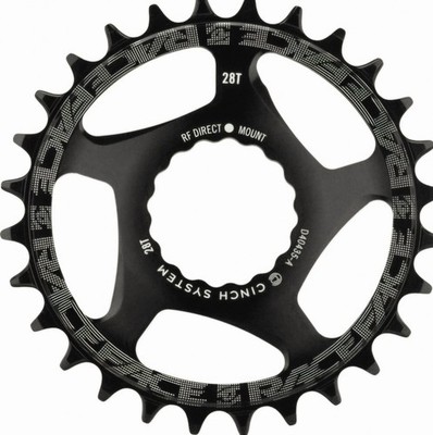 Race Face Cinch Direct Mount Kettenblatt 28T Schwarz NEU OVP