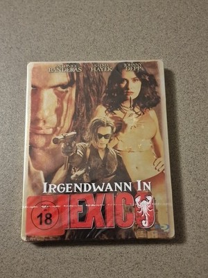Irgendwann in Mexico Steelbook Bluray, Antonio B. & Jonny D. & Salma H. NEU& OVP