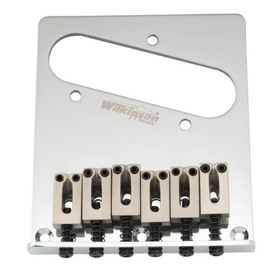 Wilkinson 52.5mm 2-1/16'' Modern Bridge 6 Saddles For Telecaster Tele TL Guitar