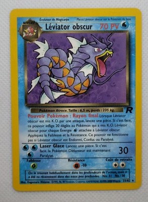 Pokemon Karte Dark Leviator 25/82 Team Rocket ED2 Wizards 2001 DE NEAR MINT