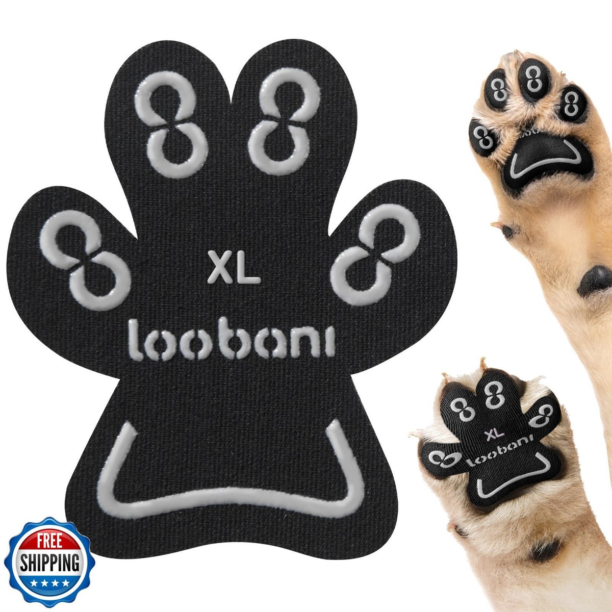 Loobani Paw Pads for Dogs Traction: Anti Slip Dog Paw Grippers for