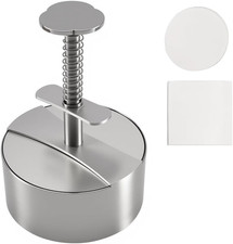 Pressa per Hamburger in Acciaio Inox 304 Pressa per Burger 14Cm Hamburgher Attre