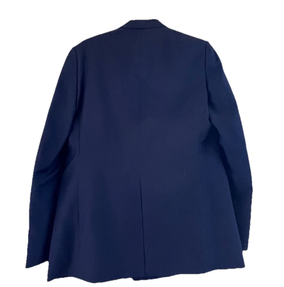 NUOVO Tuta Uomo Gucci Tom Ford Epoca Doppiopetto 2 Pezzi Blu Navy USA 44 EU 56 R