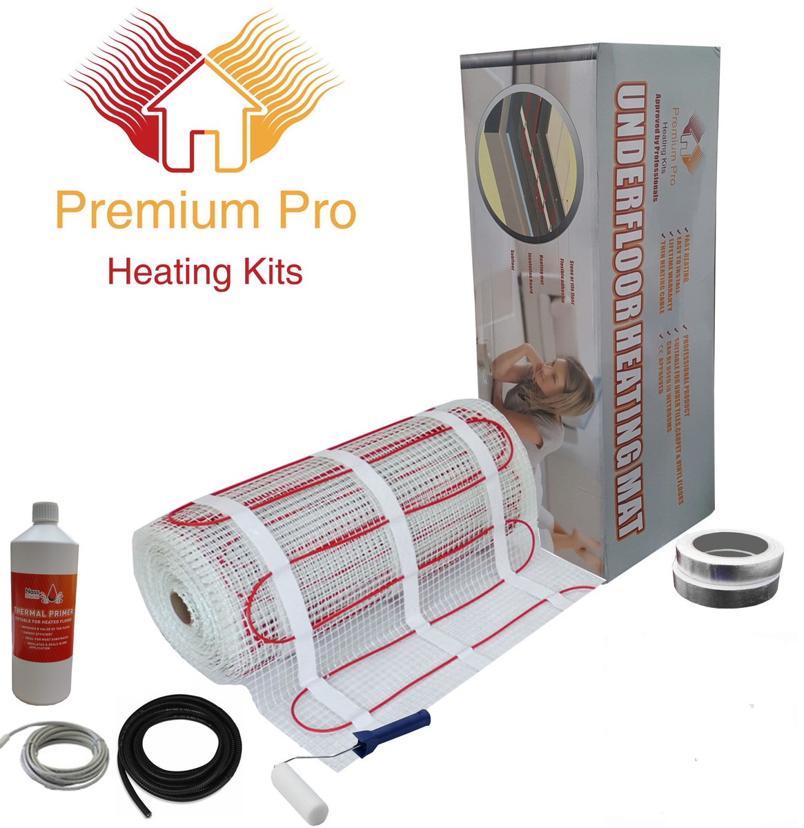 Electric Underfloor Heating mat kit 200w per m2 (Pro Elite) | eBay