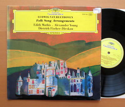 DG 2530 262 Beethoven Folk Song Arrangements Mathis Young Dieskau 1970 NM/VG