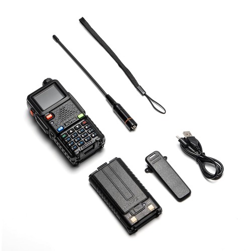 Digital Handheld 10W Ham Radio, Scanner Two Way UHF VHF NOAA FM AM Dual Band New - Picture 2 of 9