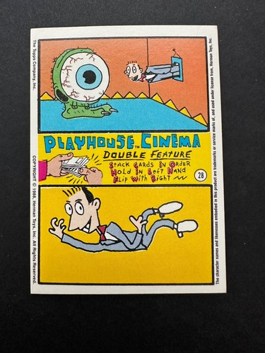 Topps PEE WEE'S PLAYHOUSE trading cards - You Choose! Stickers Wiggle Tattoos - Picture 194 of 233
