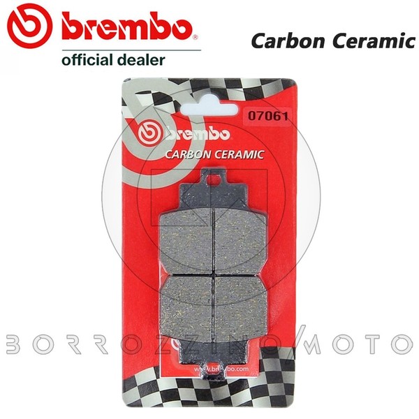 BremsbelÄGe Hinten Brembo Kohlenstoff Piaggio MP3 Ie Lt-Sport 400 2009-image