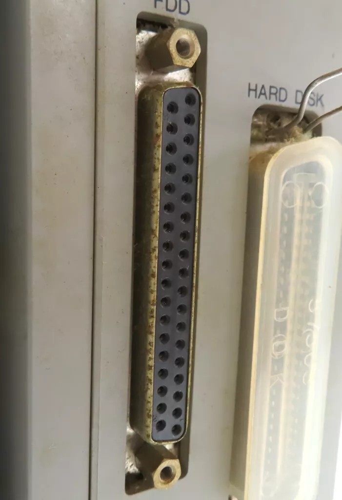 Sharp X68000 Ace (CZ-601C-GY) Power supply/FDD Junk As is From