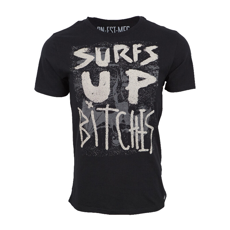 МУЖСКАЯ ФУТБОЛКА IRON FIST SURFS UP ЧЕРНАЯ