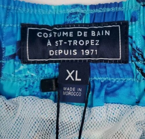 Vilebrequin Moorise Swim Shorts Blue Azur Men's Trunks XL NWT $315 - Picture 6 of 12