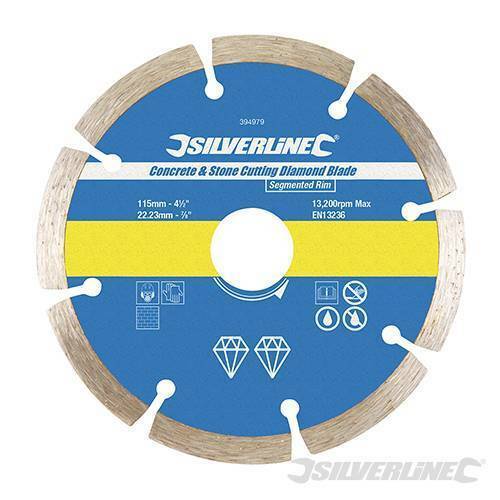 DISCO DIAMANTATO CORONA SEGMENTATA SMERIGLIATRICE TAGLIO MURO PIETRA MARMO 115MM