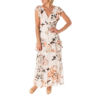 chinese dress ladies Taylor Smocked Midi Dress, 8 / Blue