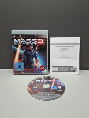 MASS EFFECT 3 + ANLEITUNG SONY PLAYSTATION 3 PAL KOMPLETT OVP CIB PS3