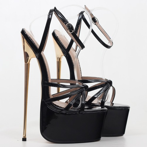 Plus Size Sexy Women High Heel 22cm Heel Platform Shoes Boots