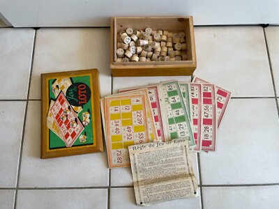 Cartes de loto magnétiques - cartons de jeu et pions aimantés