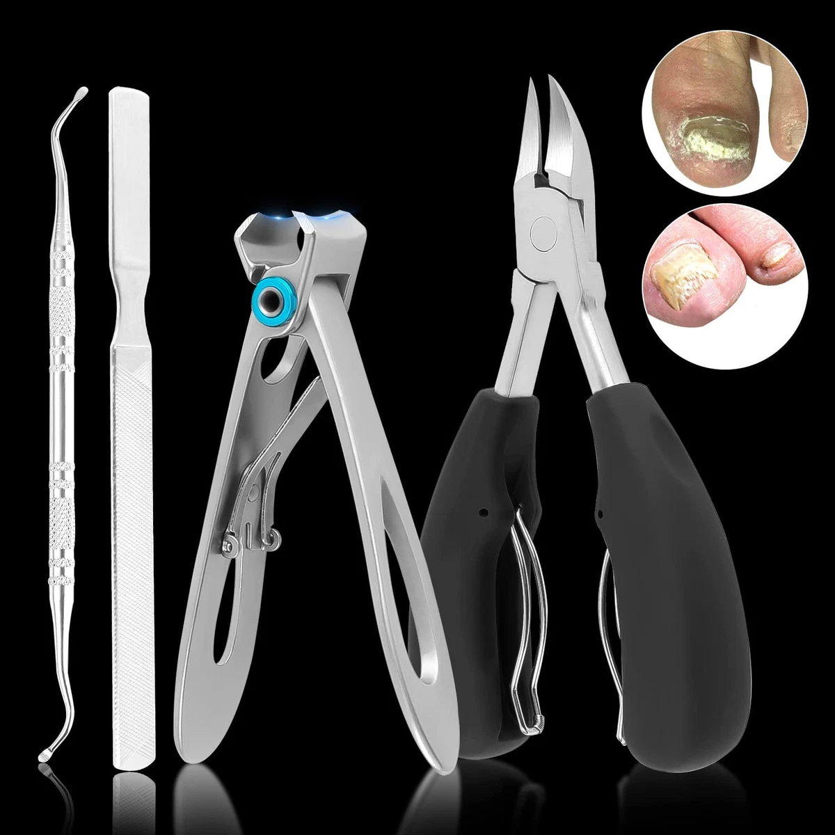 Toenail Clippers for Seniors Thick Toenails, Toe Nail Clippers