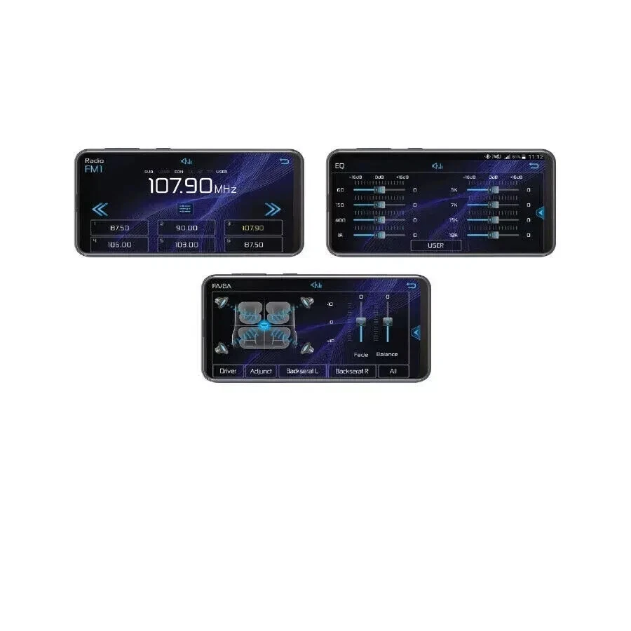 Soundstream VM-26BP 1 DIN Digital Media Player Bluetooth Built In Phone Cradle - Image 3 of 3