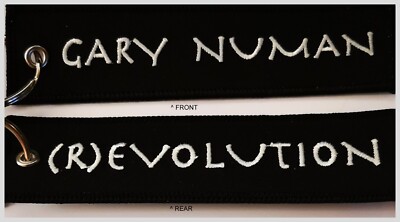Gary Numan (R)EVOLUTION Schlüsselanhänger, sehr starkes Canvas Material, nagelneu